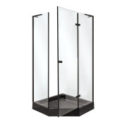Душевая кабина Insana Romilda 100x100 см профиль черный/стекло прозрачное А0051347