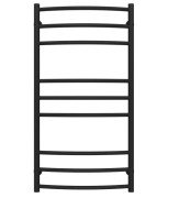 Сушка для рушників водяна Deffi Класик Еліт П9 500х1000 бічне ліве підключення чорний C.KE.100.50.9.B.B