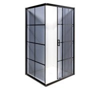 Душевая кабина Insana Domina 100x100 см без поддона профиль черный/тонированное стекло А0046222