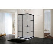 Душевая кабина Insana Domina Clear 100x100 см без поддона профиль черный/прозрачное стекло А0053606