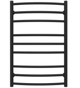 Полотенцесушитель водяной Deffi Классик Элит П9 500х800 боковое левое подключение черный C.KE.80.50.9.B.B