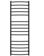 Сушка для рушників водяна Deffi Класик Еліт П15 500х1500 бічне ліве підключення чорний C.KE.150.50.15.B.B