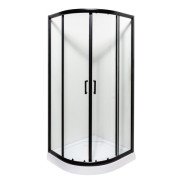 Душевая кабина Insana Mira Black 90x90 см профиль черный/прозрачное стекло А0046234