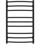 Сушка для рушників водяна Deffi Класик Еліт П9 600х800 бічне ліве підключення чорний C.KE.80.60.9.B.B