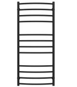 Полотенцесушитель водяной Deffi Классик Элит П12 600х1200 нижнее подключение черный C.KE.120.60.12.B.A