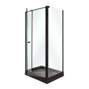 Душевая кабина Insana Riccarda 100x80 см профиль черный/стекло прозрачное А0051348
