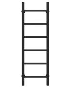 Полотенцесушитель водяной Deffi Орион П6 300х1000 боковое правое подключение черный C.OR.100.30.6.B.C