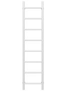 Полотенцесушитель водяной Deffi Орион П8 300х1400 боковое правое подключение белый C.OR.140.30.8.W.C