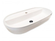 Раковина для ванної Hatria Happy Hour 21:00 MF S 75х38 см фаянс білий 00Y8AP01