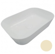 Раковина для ванной Hatria Happy Hour Slim Alchemy 18:00 S 55х38 см керамика айвори A0Y2A012