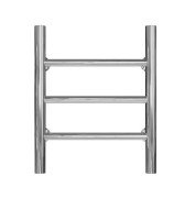 Сушка для рушників водяна Deffi Оріон П3 400х400 бічне праве підключення хром C.OR.40.40.3.C.C