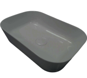 Раковина для ванної Hatria Happy Hour Slim Alchemy 18:00 S 55х38 см керамика антрацит A0Y2A008