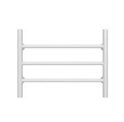 Сушка для рушників водяна Deffi Оріон П3 400х500 бічне праве підключення білий C.OR.50.40.3.W.C