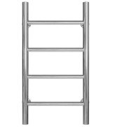 Полотенцесушитель водяной Deffi Орион П4 400х600 нижнее подключение хром C.OR.60.40.4.C.A