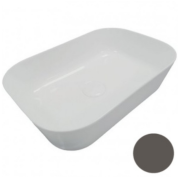 Раковина для ванної Hatria Happy Hour Slim Alchemy 18:00 S 55х38 см керамика попіл A0Y2A045