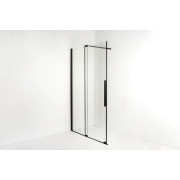 Душевая дверь Insana Santa black 120x190 см профиль черный/стекло прозрачное А0055225