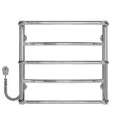 Електричний сушарка для рушників Deffi Аквамікс П5 400х500 ліве підключення хром C.AM.50.40.5.E.C.L.5