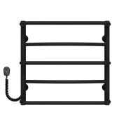 Електричний сушарка для рушників Deffi Аквамікс П5 400х500 ліве підключення чорний C.AM.50.40.5.E.B.L.5