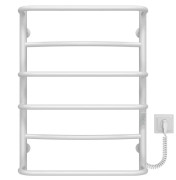 Електросушарка для рушників Deffi Аквамікс П6 400х700 праве підключення WD03 білий C.AM.70.40.6.E.W.R.3