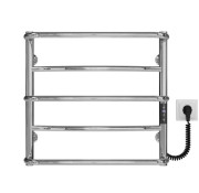 Електрична сушарка для рушників Deffi Аквамікс П5 500х500 праве підключення JD03 хром C.AM.50.50.5.E.C.R.1