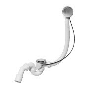 Сифон для ванни McAlpine HC-31S1 автомат повнопрохідний з латунною накладкою 1 1/2х40/50 мм А0047314