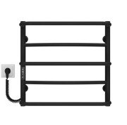 Електричний сушка для рушників Deffi Аквамікс П5 400х500 ліве підключення JD03 чорний C.AM.50.40.5.E.B.L.1