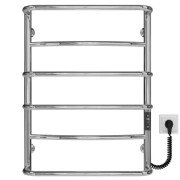 Електрична сушарка для рушників Deffi Аквамікс П6 400х700 праве підключення JD03 хром C.AM.70.40.6.E.C.R.1