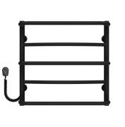 Електросушарка для рушників Deffi Аквамікс П5 500х500 ліве підключення чорний C.AM.50.50.5.E.B.L.5