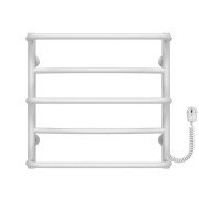 Електросушарка для рушників Deffi Аквамікс П5 500х500 праве підключення білий C.AM.50.50.5.E.W.R.5