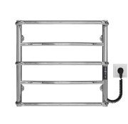 Электрический полотенцесушитель Deffi Аквамикс П5 500х500 правое подключение JD03 хром C.AM.50.50.5.E.C.R.1