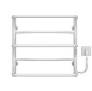 Електросушарка для рушників Deffi Аквамікс П5 500х500 праве підключення WD03 білий C.AM.50.50.5.E.W.R.3