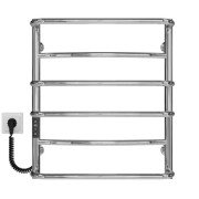 Електрична сушарка для рушників Deffi Аквамікс П6 500х600 ліве підключення JD03 хром C.AM.60.50.6.E.C.L.1