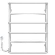 Електросушарка для рушників Deffi Аквамікс П6 400х700 ліве підключення білий C.AM.70.40.6.E.W.L.5