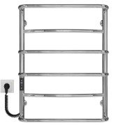 Електрична сушарка для рушників Deffi Аквамікс П6 500х700 ліве підключення хром C.AM.70.50.6.E.C.L.1