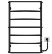 Електрична сушарка для рушників Deffi Аквамікс П7 500х800 праве підключення JD03 чорний C.AM.80.50.7.E.B.R.1