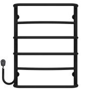 Електросушарка для рушників Deffi Аквамікс П6 500х700 ліве підключення чорний C.AM.70.50.6.E.B.L.5