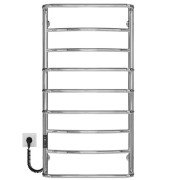 Електрична сушарка для рушників Deffi Аквамікс П9 500х1000 ліве підключення JD03 хром C.AM.100.50.9.E.C.L.1