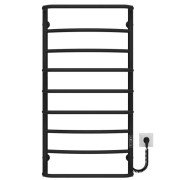 Електрична сушарка для рушників Deffi Аквамікс П9 500х1000 праве підключення JD03 чорний C.AM.100.50.9.E.B.R.1