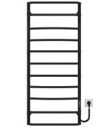 Електрична сушарка для рушників Deffi Аквамікс П11 500х1200 праве підключення JD03 чорний C.AM.120.50.11.E.B.R.1