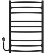 Електрична сушарка для рушників Deffi Класик Еліт П9 400х800 ліве підключення чорний C.KE.80.40.9.E.B.L.5