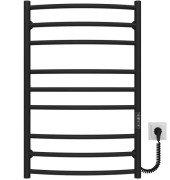 Електрична сушарка для рушників Deffi Класик Еліт П9 400х800 праве підключення JD03 чорний C.KE.80.40.9.E.B.R.1