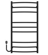 Електрична сушарка для рушників Deffi Класік Еліт П9 400х800 ліве підключення чорний C.KE.100.40.9.E.B.L.5