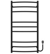 Електрична сушарка для рушників Deffi Класик Еліт П9 400х800 праве підключення чорний C.KE.100.40.9.E.B.R.5