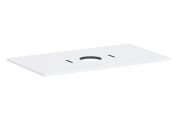 Столешница под раковину Hansgrohe Xilesa E 98х55 с вырезом по центру ДСП матовый белый 54276700