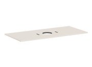 Столешница под раковину Hansgrohe Xilesa E 118х55 с вырезом по центру ДСП песочно-бежевый матовый 54277780