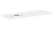 Столешница под раковину Hansgrohe Xilesa E 137,5х55 вырез слева ДСП матовый белый 54278700