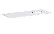 Столешница под раковину Hansgrohe Xilesa E 137,5х55 вырез справа ДСП матовый белый 54279700