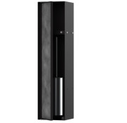 Вбудована ніша Hansgrohe XtraStoris Rock для туалетного йоржика матовий чорний 56060670