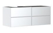 Тумба под раковину подвесная Hansgrohe Xevolos E 137х55,5 см матовый белый/белый 54236320