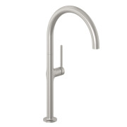 Смеситель для кухни Kludi Reef однорычажный брашированный никель 50803N575